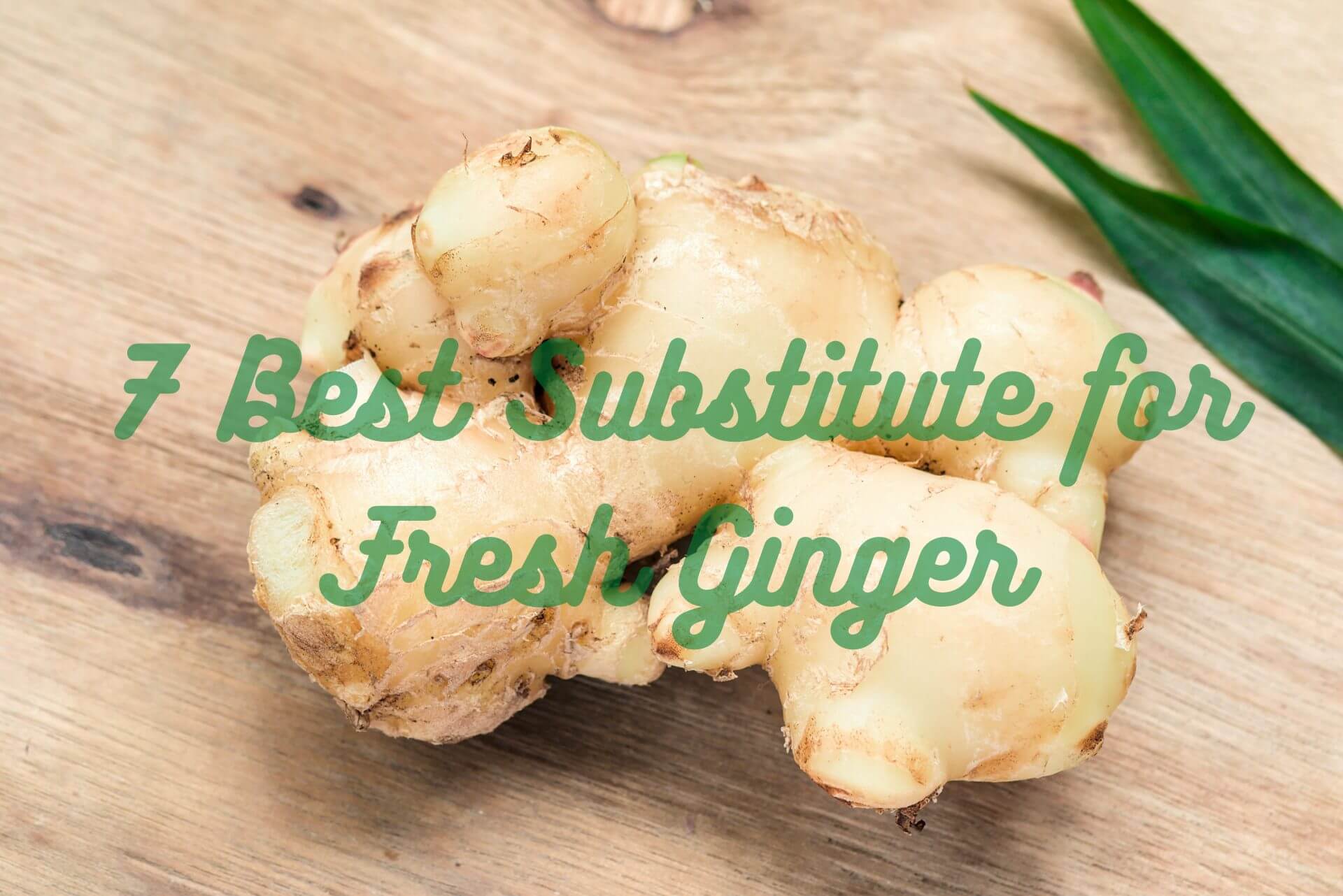 7 Best Fresh Ginger Substitutes and Their Uses